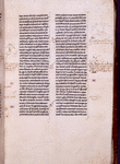 Page of text with commentary and pointers in margins