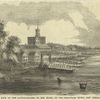 View of the Battle-ground at Red Bank, on the Delaware River, New Jersey