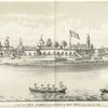 A view of Fort George with the city of New York from the s.w. 1740