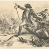 The shooting of Major Pitcairn (who had shed the first blood at Lexington) by the colored soldier Salem.