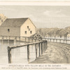 Freeke's Mills with Yellow Mills in the Distance, burnt on the 27th of Aug. 1776 while the Americans were retreating across Gowanus Creek