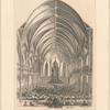 Interior View of the Rev. E.H. Chapin's "Church of the Divine Unity" Broadway, New York City