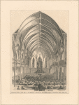 Interior View of the Rev. E.H. Chapin's "Church of the Divine Unity" Broadway, New York City