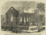The Ruins of St. Patrick's Roman Catholic Cathedral, New York, The Morning after the Fire