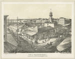 View of Washington Market from the S.E. cor. of Fulton & Market Sts. 1859