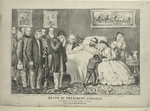 Death of President Lincoln at Washington, D.C., April 15th 1865, the nation's martyr.