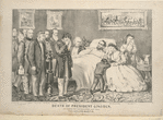 Death of President Lincoln at Washington, D.C., April 15th 1865, the nation's martyr.