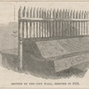 Section of the city wall erected in 1653