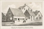 View of old buildings in William Street, looking from cor. of Liberty St. towards Maiden Lane N.Y.