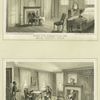 Interior of the Beekman house 1860 - Major Andre's room; Interior of the Beekman house, 1860 - The blue room