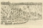 Cornwallis landing his troops to take Ft. Lee