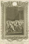 The Right Honble. the Earl of Chatham seized with a fit in the House of Peers previous to this death