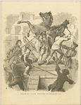 Tearing down the statue of George III