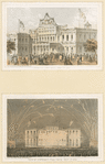 View of City Hall Sept. 1st 1858; View of Liliendahl's final piece Sept. 1st 1858