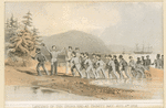 The landing of the shore end at Trinity Bay Aug. 4th 1858