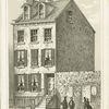 No. 7 Cherry Street, N.Y. residence of Saml Leggett, first president of the New York Gas Co., the first house lighted with gas 1825