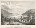 Die Porta Westphalica gegen Minden