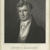 John C. Calhoun of South Carolina, Vice President of the United States, and President of the Senate