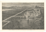 The redoubt and breastwork of the American forces on Breed's Hill, Charlestown, Mass. at dawn on the morning of June 17th, 1775