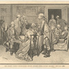 Mrs. Robert Murray entertaining British officers while Putnam escapes