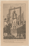 The unfortunate death of Major Andre (facsimile from a rare print...)