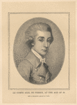 Le Comte Axel de Fersen, at the age of 28.