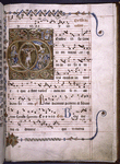 Trinity in intersecting circles of God in Majesty (the Father), the Crucifixion (the Son), Pentecost (the Holy Spirit)
