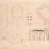 1. From the temple in Berenice [Baranis]; 2. Stations for the caravans? ; 3. Plan of the temple on the road to Berenice; 4. Greek fort... ; 5. Samaut; 6. Plan of the temple of Sakiet Minor; 7. Temple excavated in the rock in Sakiet Minor.