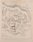 Topographical map of the valley of Biban el Malook [Biban el-Muluk], in which the tombs of the kings are situated.
