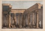 View of the interior of the temple in the Isle of Philoe [Philae].
