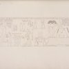 Quadri consecutivi che rappresentano la gran Processione di Ramses Meiamun nel cortile di Medinet-Abu.