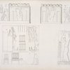 1, 2. Due quadri simbolici del santuario ristaurato al tempo di Alessandro. --Karnac: 3. Quadro del santuario di granito rifatto sotto il regno di Filippo-Arrideo. 4. Frammento antico dello stesso santuario.