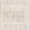 Rappresentazione zodiacale in tre quadri consecutivi, copiata dal Ramsesseion a Tebe [Thebes].