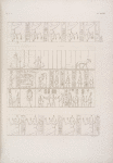 Rappresentazione zodiacale in tre quadri consecutivi, copiata dal Ramsesseion a Tebe [Thebes].
