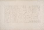 Gran frammento della Processione di Sesostri: quadri tre consecutivi esistenti nel Ramsesseion a Tebe [Thebes].