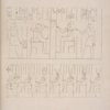 L'Udito e la Vista nelli stipiti della Biblioteca al Ramsesseion.--Tolomeo Epifane rappresentato nel tempio di Athyr al sud di Medinet-Abu.