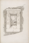 Un'antica porta del re Thutmes-Moeris [Thutmose III] conservata tra le costruzioni tolemaiche di Ombôs.