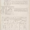 1, 2, 3. Cartelli e iscrizioni tolemaiche del tempio di Ombos. 4. (Da una cappella di Silsilis): offerte di Ramses II alle deita del luogo.