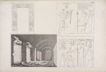 Veduta dello Speco di Silsilis. - Iscrizione della porta principale. - Offerte di Ramses III e di Ramses IV alle deità del luogo.