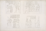 Quatro quadri del Typhonium di Edfu, rappresentanti l'educazione mistica del divino fanciullo Harsonto [Harsomtus?].