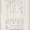 1. Thutmes V, seguito da Sate [Satis], vien dinnanzi a Phrê [Ra]. - Dakke [el-Dakka]:  2. Il re etiope Erkamon [Arqamani] offre a Thoth, Meni e Archenufi.