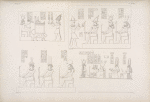 1. Tiberio fa offerta ad Horus e ad Iside. 2. Il medesimo offre a Osiride, Iside e Horus. 3. Gli Dei Irihôsnofre, Meui e Tafne. 4. Tolomeo Evergete II, Cleopatra sorella e Cleopatra moglie offrono ad Iside.