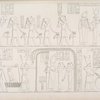 Rappresentanze relative all'imbalsamatura e risorgimento d'Osiride [Osiris], nel suo appartamento funerale a Phile [Philae].