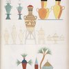 Vasi d'oro, di smalto, e di varie altre materie, figurati nelle tombe tebane.