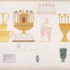 Vasi d'oro, di smalto, e di varie altre materie, figurati nelle tombe tebane.