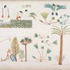 Figg. 1 e 2. Coltivazione e innaffiamento degli ortaggi. Figg. 3, 4, 5, 6, 7, 8. Alberi e piante diverse.