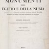 I monumenti dell'Egitto e della Nubia ...