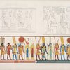 Figg. 1, 3, 4. Titoli faraonici espressi per figure simboliche; Fig. 2. Ramses XV [Ramesses XI] a Tebe [Thebes] fa offerte ad Amon-rê [Amon] e Mut.