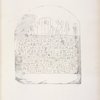 Stela del regno di Necao e di Amasis che si conserva nel museo di Firenze.
