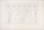 Basso-relievo di una grande stela dello Speco maggiore d'Ibsambul [Abû Sunbul]: Ramses III [Ramses II] percote un mazzo di nemici barbati al cospetto di Phtah-Sokari [Ptah].